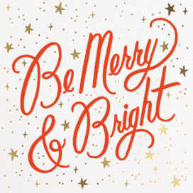 Merry and Bright Script by Rifle Paper Co.