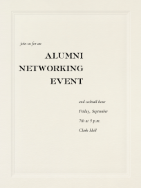 Triple Inner Bevel - Alumni Event Invitation by Paperless Post