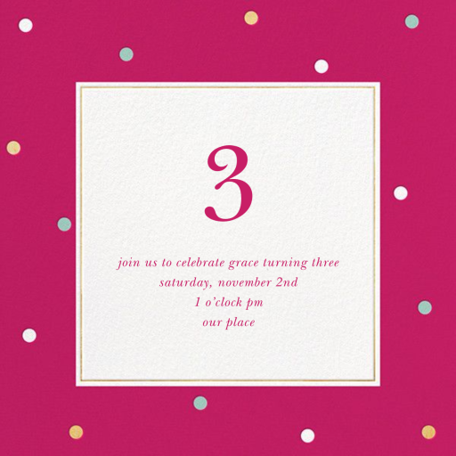 Spotted Frame by Sugar Paper