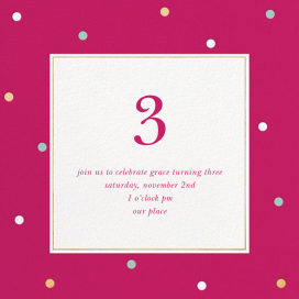 Spotted Frame by Sugar Paper