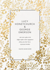 Richmond Park - Engagement Party Invitation by Oscar de la Renta
