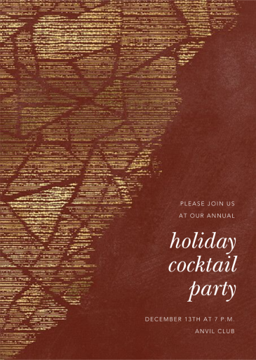 Prism Fade - Holiday Party Invitation by Kelly Wearstler