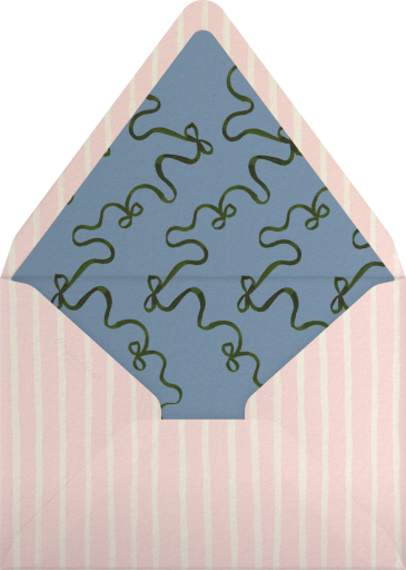Painted Bow Cutout - Paperless Post Envelope