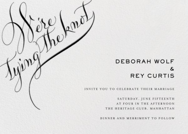 Tying The Knot Flourish by Bernard Maisner