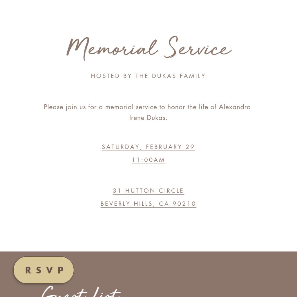 What To Say When Rsvp To A Memorial Service