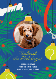 Dog Bulb - Holiday Card by Cheree Berry Paper & Design