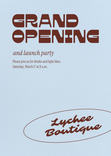 Retro Typeface - Invitation by Paperless Post