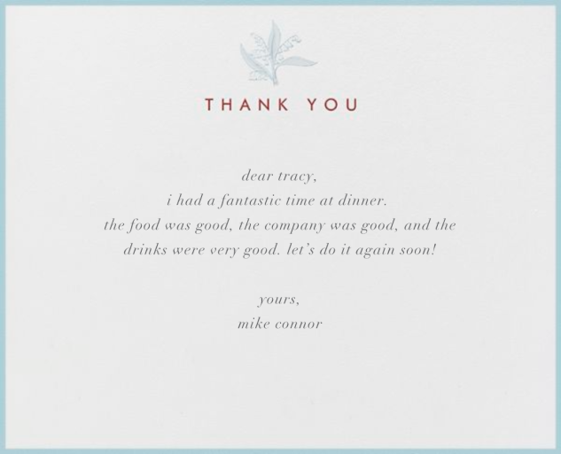 Lilies of the Valley - Stationery by Paperless Post