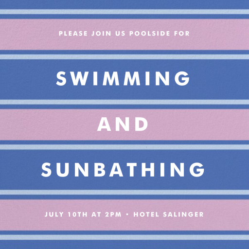 Montauk - Pool Party Invitation by kate spade new york