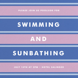 Montauk - Pool Party Invitation by kate spade new york