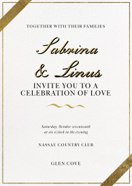 Calligraphy (Customizable Template) - Wedding Invitation by Paperless Post