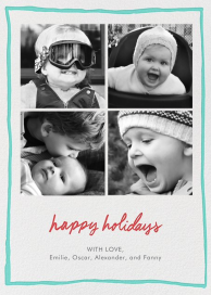 Holiday Windowpane Border by Linda and Harriett