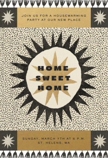 Welcome Rug - Housewarming Invitation by Jungalow