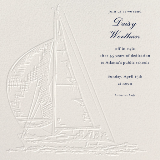 «Seaside Sail», de Emily Baird