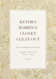 Heritage Blooms - Business Event Invitation by Liberty