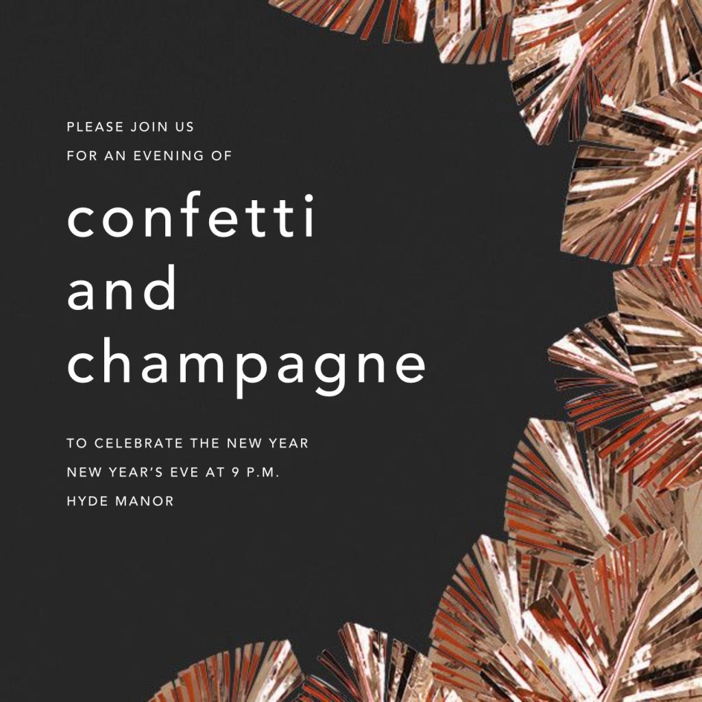 Shimmer Invitation