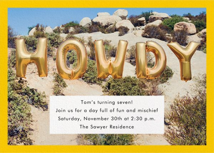 Howdy Balloons by Gray Malin