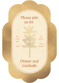 Art Deco Palm Tree by Jungalow