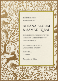 Golden Deer Frame by Chand Sitara