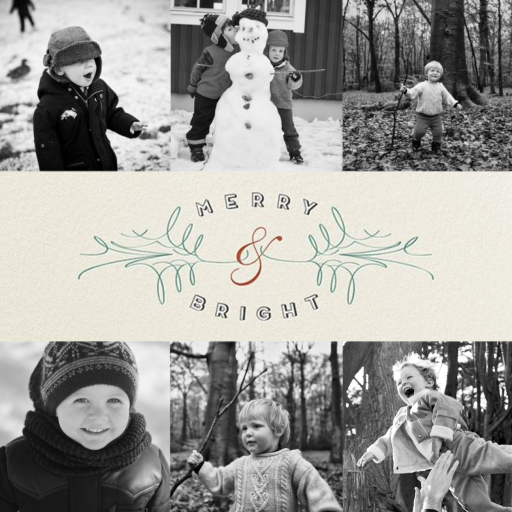 Merry Filigree - Holiday Card by Paperless Post