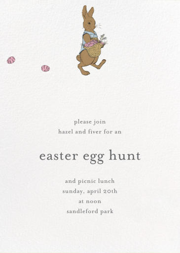 Easter Bunny - Easter Invitation by Paperless Post