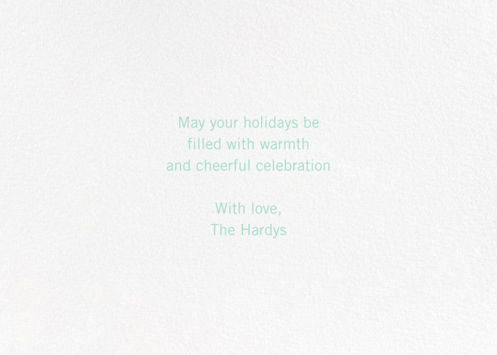 Full of Laughter - Holiday Card by Paperless Post - Back