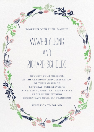 Willowmarsh Tall - Wedding Invitation by Paperless Post
