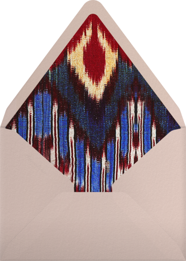 Rose Floral Ikat (Tall) - Oscar de la Renta Envelope