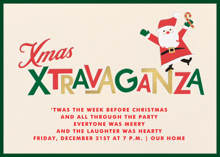 Xmas Xtravaganza - Invitation by Cheree Berry Paper & Design