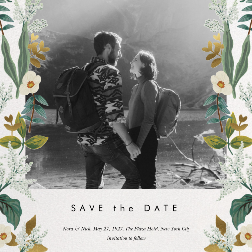 Meadow Garland Photo - Save the Date by Rifle Paper Co.