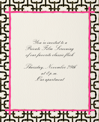 Bamboo Trellis by Paperless Post