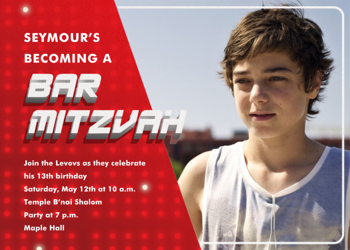 Mitzvah Replay - Bar & Bat Mitzvah Invitation by Paperless Post