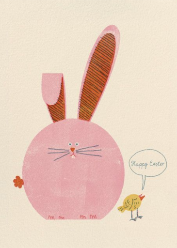 Rotund Rabbit (Barbara Dziadosz) - Easter Card by Red Cap Cards