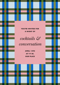 Power Plaid - Party Invitation by kate spade new york