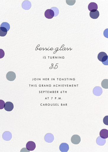 Carnaby (Tall) - Birthday Invitation by Paperless Post