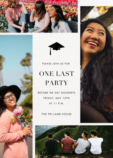 Quad - Celebration Invitation by Paperless Post