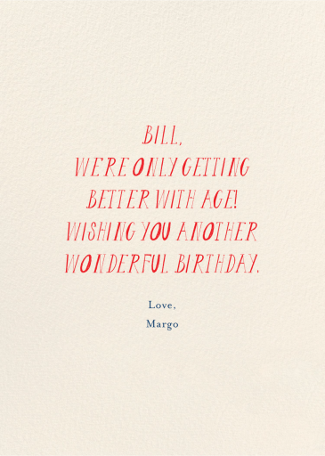 Pass Me a Cupcake (Greeting) - Birthday Card by Mr. Boddington's Studio - Back