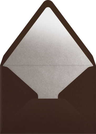 Espresso Martini Invitation Envelope