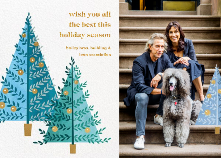 Tannenbaum Twins - Christmas Card by Paperless Post
