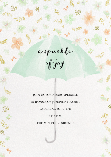 Flower Shower - Baby Shower Invitation by Paperless Post