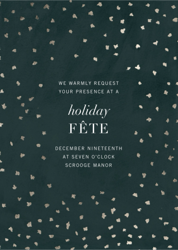 Flurry - Holiday Party Invitation by Kelly Wearstler