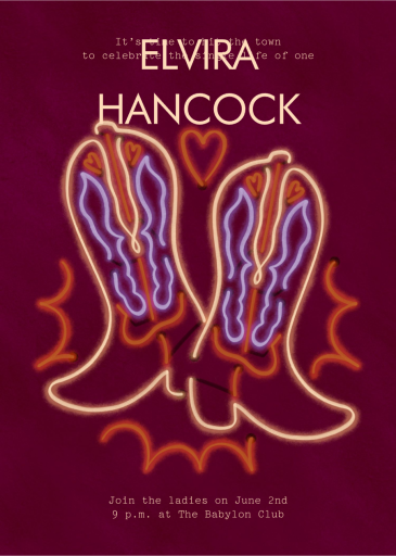 Space Cowgirl - Bachelor Party Invitation by Paperless Post