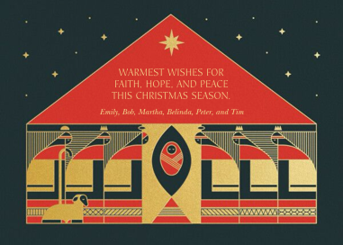 Royal Beauty - Christmas Card by Paperless Post