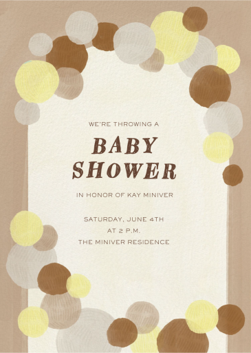 Balloon Arch - Baby Shower Invitation by Paperless Post