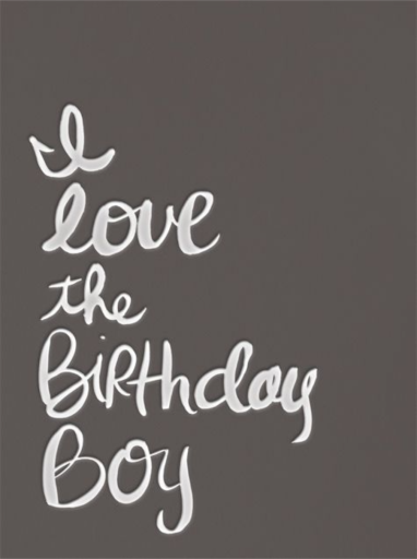 I Love The Birthday Boy - Greeting Card by Linda and Harriett