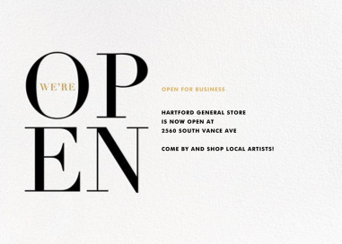 Almaviva - Business Greeting Card by Paperless Post