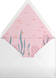 Mermaid & Seashell Invitation Envelope