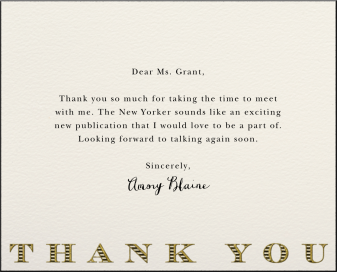 Striped Thank You by Paperless Post