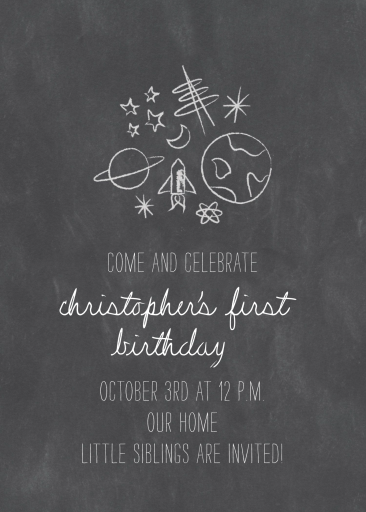 Space Bunch - Birthday Invitation by Paperless Post