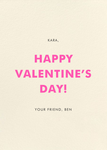 Deep Love - Valentine's Day Card by Hello!Lucky - Back